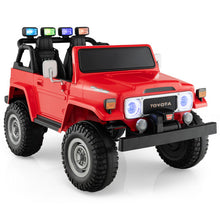 Load image into Gallery viewer, 12V 2-Seat Licensed Kids Ride On Toyota FJ40 Car with 2.4G Remote Control-Red
