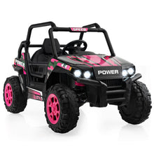 Load image into Gallery viewer, 12V Kids UTV Ride on Car with 2.4G Remote Control Music and LED Lights-Pink
