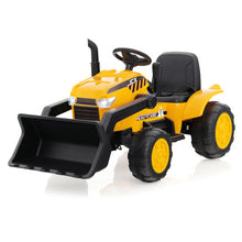 Load image into Gallery viewer, 12V Kid&#39;s Ride on Excavator with Adjustable Digging Bucket-Yellow
