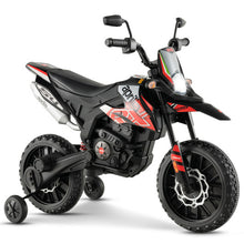 Load image into Gallery viewer, Aprilia Licensed Kids Ride On Motorcycle with 2 Training Wheels-Red

