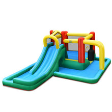 Load image into Gallery viewer, Inflatable Water Slide Climbing Bounce House with Tunnel and Blower
