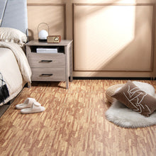 Load image into Gallery viewer, 12 Tiles Wood Grain Foam Floor Mats with Borders
