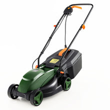 Load image into Gallery viewer, 10-AMP 13.5 Inch Adjustable Electric Corded Lawn Mower with Collection Box-Green

