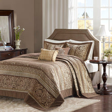 Load image into Gallery viewer, Madison Park Bellagio 5 Piece Jacquard Bedspread Set -Queen Mp13-5318
