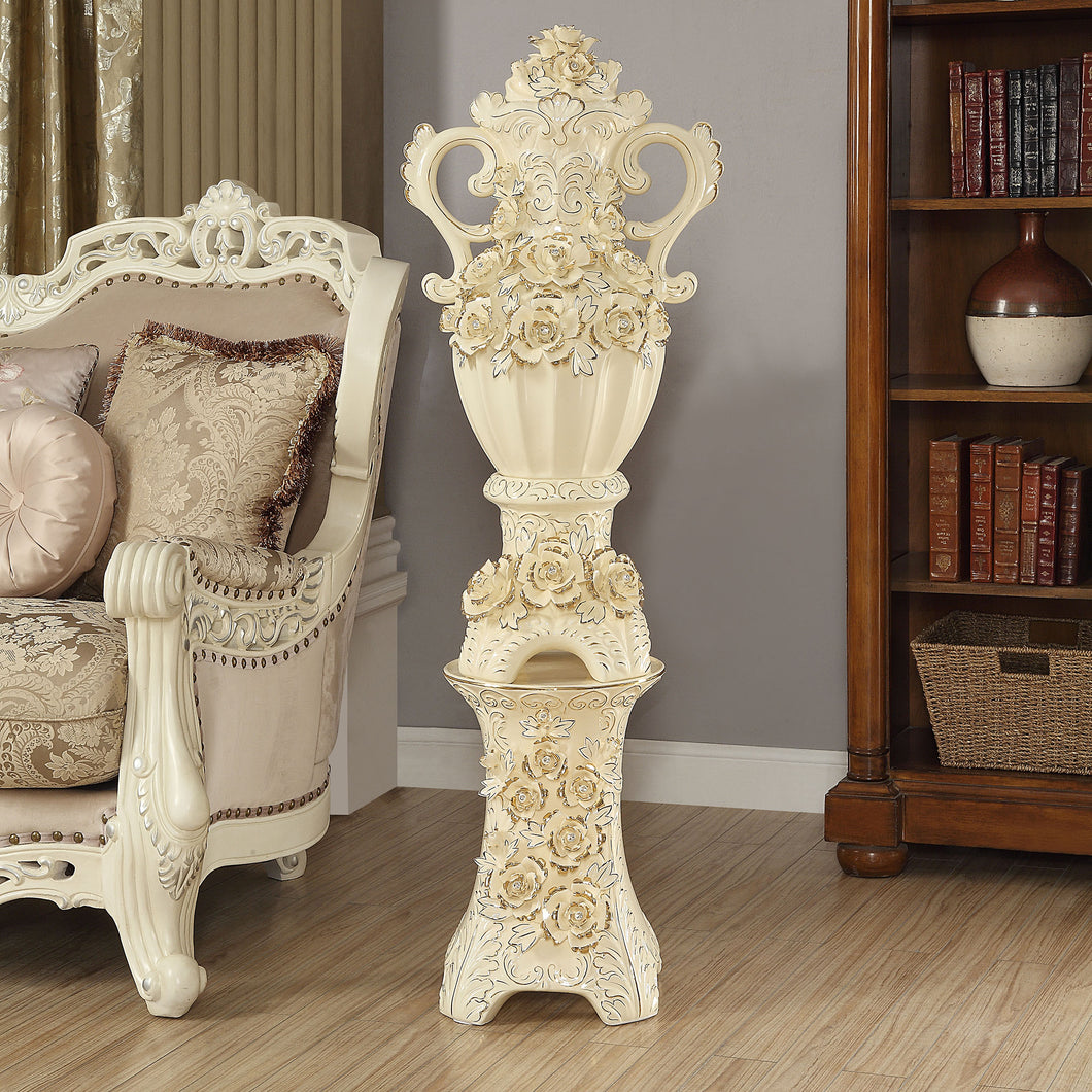 HD-1493 - Ceramic Vase & Pedestal