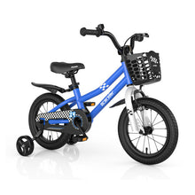 Load image into Gallery viewer, Kid&#39;s Bike with 2 Training Wheels for 3-5 Years Old-Navy
