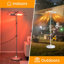 Load image into Gallery viewer, 1500W Standing Electric Heater with Double-sided Heating
