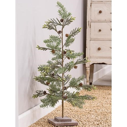 Glittered Tree W/ Glittered Base 32