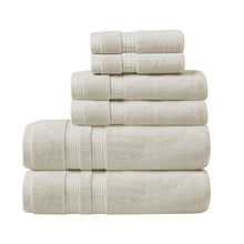 Load image into Gallery viewer, Plume 100% Cotton Feather Touch Antimicrobial Towel 6 Piece Set - BR73-2436
