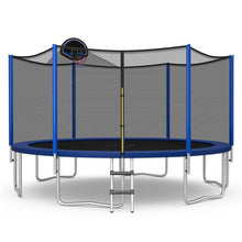 Load image into Gallery viewer, 15/16 Feet Outdoor Recreational Trampoline with Enclosure Net-15ft
