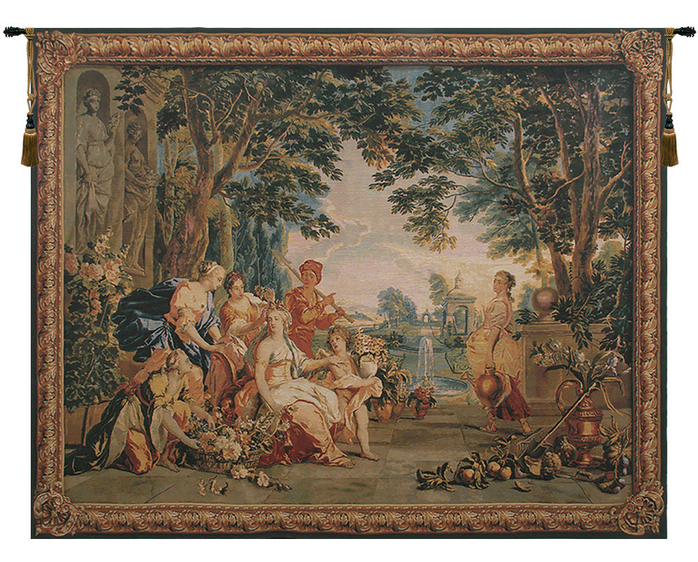 Triumph of Flora Belgian Tapestry Wall Art