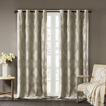 Load image into Gallery viewer, Bentley Ogee Knitted Jacquard Total Blackout Panel SS40-0121 By Olliix
