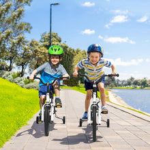 Load image into Gallery viewer, 16 Inch Kid&#39;s Bike with Removable Training Wheels-Black &amp; White
