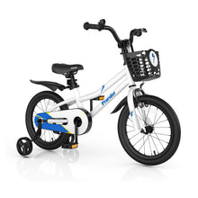 Load image into Gallery viewer, 16 Inch Kid&#39;s Bike with Removable Training Wheels-White
