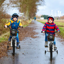 Load image into Gallery viewer, 16 Inch Kid&#39;s Bike with Removable Training Wheels-Black &amp; White
