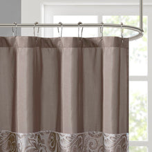 Load image into Gallery viewer, Madison Park Aubrey Polyester Jacquard Shower Curtain -72X72&quot; MP70-224 By Olliix
