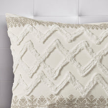 Load image into Gallery viewer, Mila Cotton Printed Comforter Set With Chenille Full/Queen II10-1124 By Olliix
