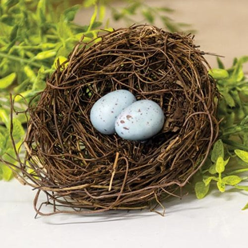 Angelvine Bird Nest With Eggs 4.5