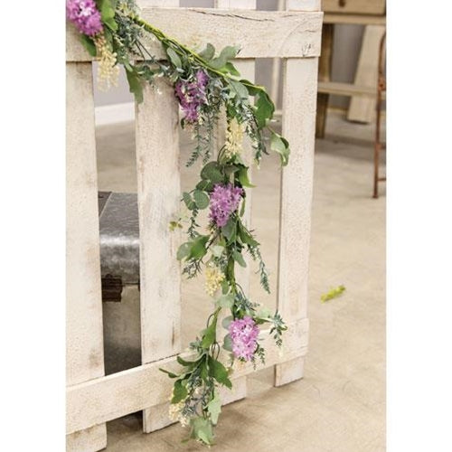 Purple Wildflowers Garland 5ft