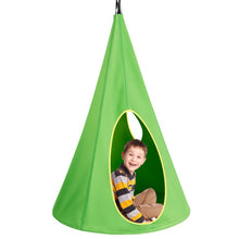 Load image into Gallery viewer, 40 Inch Kids Nest Swing Hanging Seat Hammock-Green
