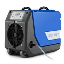 Load image into Gallery viewer, 180 PPD Commercial Dehumidifier with Pump Drain Hose and Wheels-Blue
