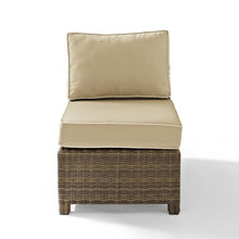 Load image into Gallery viewer, Bradenton Outdoor Wicker Sectional Center Chair Sand/Weathered Brown
