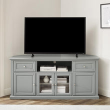 Load image into Gallery viewer, 60&quot; Corner Tv Stand Gray
