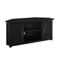 Load image into Gallery viewer, Camden 48&quot; Corner Tv Stand Black
