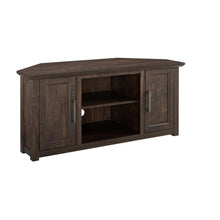 Load image into Gallery viewer, Camden 48&quot; Corner Tv Stand Dark Walnut
