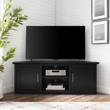 Load image into Gallery viewer, Camden 58&quot; Corner Tv Stand Black
