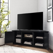 Load image into Gallery viewer, Camden 58&quot; Corner Tv Stand Black
