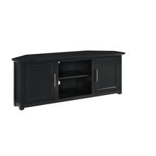 Load image into Gallery viewer, Camden 58&quot; Corner Tv Stand Black
