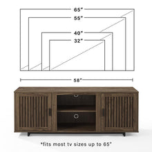 Load image into Gallery viewer, Silas 58&quot; Low Profile Tv Stand Walnut
