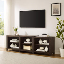 Load image into Gallery viewer, Ronin 69&quot; Low Profile Tv Stand Dark Walnut

