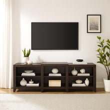 Load image into Gallery viewer, Ronin 69&quot; Low Profile Tv Stand Dark Walnut
