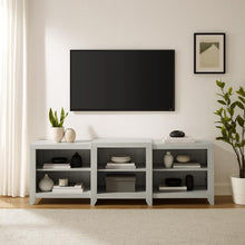 Load image into Gallery viewer, Ronin 69&quot; Low Profile Tv Stand Whitewash
