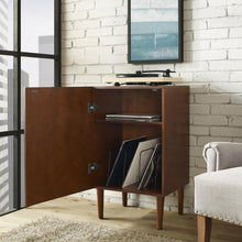 Load image into Gallery viewer, Everett Record Player Stand Mahogany
