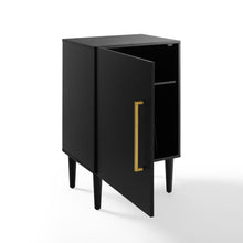 Load image into Gallery viewer, Everett Record Player Stand Matte Black
