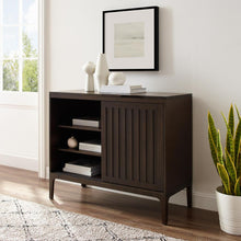 Load image into Gallery viewer, Asher Record Storage Media Console Dark Brown
