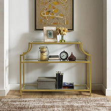 Load image into Gallery viewer, Aimee Console Table Soft Gold
