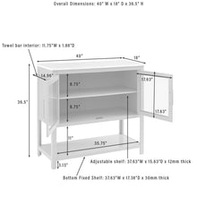 Load image into Gallery viewer, Katrina Kitchen Island Gray/White Marble
