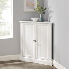 Load image into Gallery viewer, Shoreline Stackable Corner Pantry White
