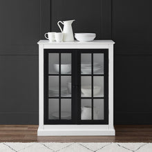 Load image into Gallery viewer, Cecily Stackable Storage Pantry White/Matte Black
