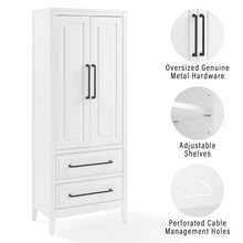 Load image into Gallery viewer, Genevieve Storage Pantry White
