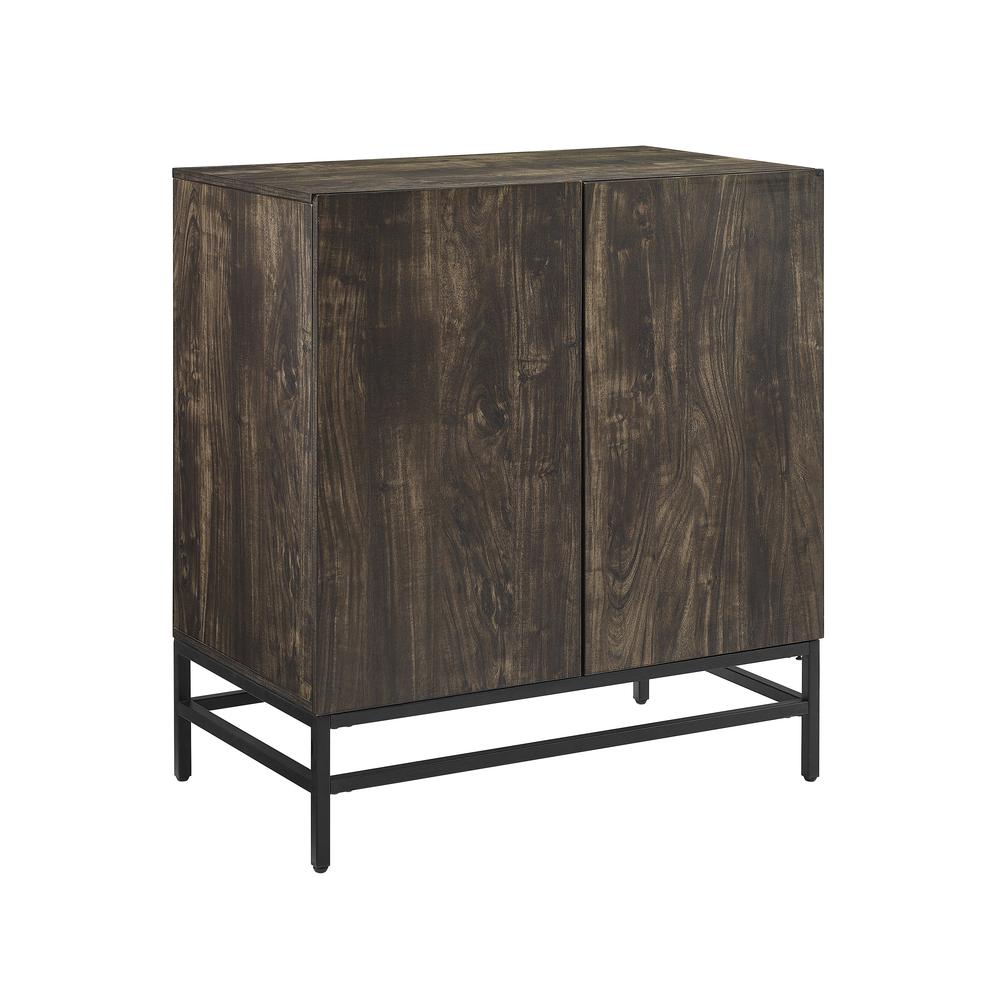 Jacobsen Bar Cabinet Brown Ash/Matte Black