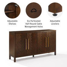 Load image into Gallery viewer, Darcy Sideboard Dark Brown
