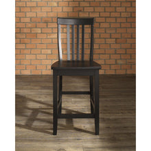 Load image into Gallery viewer, School House 2Pc Counter Stool Set Black - 2 Stools
