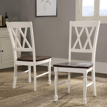 Load image into Gallery viewer, Shelby 2Pc Dining Chair Set Distressed White - 2 Chairs
