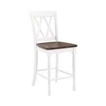 Load image into Gallery viewer, Shelby 2Pc Counter Stool Set Distressed White - 2 Stools
