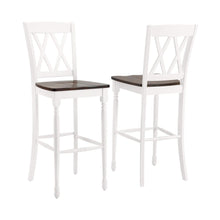 Load image into Gallery viewer, Shelby 2Pc Bar Stool Set Distressed White - 2 Stools

